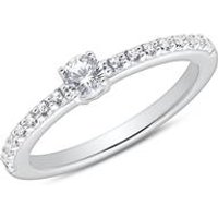 🦚 Zirkoniabesetzter Verlobungsring aus Sterlingsilber 🦚 Zirkoniabesetzter Verlobungsring aus Sterlingsilber