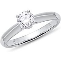 🦚 18K Weißgold Verlobungsring mit Diamanten, ca. 0,33 ct. 🦚 18K Weißgold Verlobungsring mit Diamanten, ca. 0,33 ct.