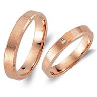 🦚 Trauringe 333er Rotgold mit Diamant 🦚 Trauringe 333er Rotgold mit Diamant