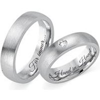 🦚 Trauringe 750er Weissgold mit Diamant 🦚 Trauringe 750er Weissgold mit Diamant