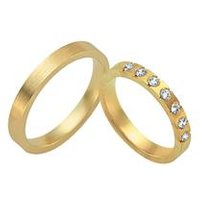 🦚 Trauringe 750er Gelbgold 7 Diamanten 🦚 Trauringe 750er Gelbgold 7 Diamanten