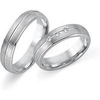 🦚 Trauringe 585er Weissgold 3 Diamanten 🦚 Trauringe 585er Weissgold 3 Diamanten