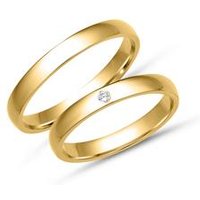 🦚 Eheringe 585er Gelbgold mit Diamant 🦚 Eheringe 585er Gelbgold mit Diamant