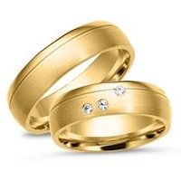 🦚 Trauringe 585er Gelbgold 3 Diamanten 🦚 Trauringe 585er Gelbgold 3 Diamanten