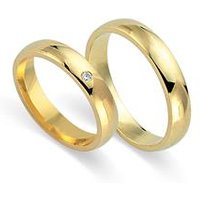 🦚 Eheringe 750er Gelbgold mit Brillant 🦚 Eheringe 750er Gelbgold mit Brillant