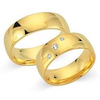 🦚 Trauringe 585er Gelbgold 3 Diamanten 🦚 Trauringe 585er Gelbgold 3 Diamanten