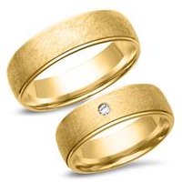 🦚 Eheringe 750er Gelbgold mit Diamant 🦚 Eheringe 750er Gelbgold mit Diamant