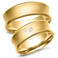 🦚 Trauringe 333er Gelbgold 2 Diamanten 🦚 Trauringe 333er Gelbgold 2 Diamanten