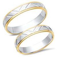 🦚 Eheringe 750er Gelb- Weissgold 🦚 Eheringe 750er Gelb- Weissgold