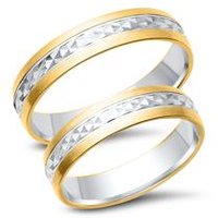 🦚 Trauringe 333er Gelb- Weissgold 🦚 Trauringe 333er Gelb- Weissgold