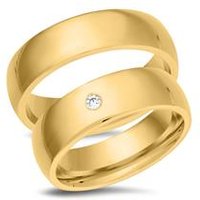 🦚 Trauringe 585er Gelbgold mit Diamant 🦚 Trauringe 585er Gelbgold mit Diamant