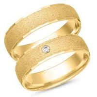 🦚 Trauringe 750er Gelbgold mit Diamant 🦚 Trauringe 750er Gelbgold mit Diamant