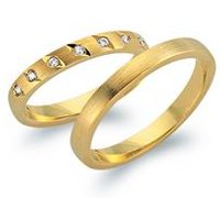 🦚 Eheringe 585er Gelbgold 7 Diamanten 🦚 Eheringe 585er Gelbgold 7 Diamanten