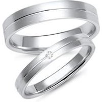 🦚 Eheringe mit Brillant Breite 3 mm 🦚 Eheringe mit Brillant Breite 3 mm