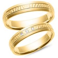 🦚 Eheringe Gelbgold mit Diamanten Breite 4,5 mm 🦚 Eheringe Gelbgold mit Diamanten Breite 4,5 mm