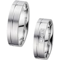 🦚 Eheringe Weißgold mit Diamanten Breite 5,5 mm 🦚 Eheringe Weißgold mit Diamanten Breite 5,5 mm