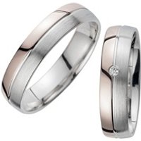 🦚 Eheringe mit Brillant Breite 5 mm 🦚 Eheringe mit Brillant Breite 5 mm