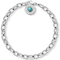 🦚 Charm Armband aus 925er Silber mit Türkis 🦚 Charm Armband aus 925er Silber mit Türkis