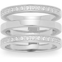 🦚 Minimo-Ring Edelstahl Glaskristalle 🦚 Minimo-Ring Edelstahl Glaskristalle