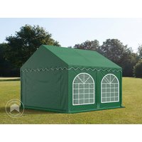 TOOLPORT 3x4m Partyzelt, PVC-Plane, dunkelgrün, mit Bodenrahmen – (2641) TOOLPORT 3x4m Partyzelt, PVC-Plane, dunkelgrün, mit Bodenrahmen – (2641)