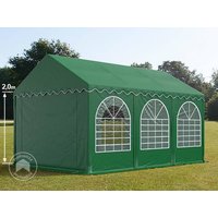 TOOLPORT 4x6m Partyzelt, PVC-Plane, dunkelgrün, mit Bodenrahmen – (5095) TOOLPORT 4x6m Partyzelt, PVC-Plane, dunkelgrün, mit Bodenrahmen – (5095)