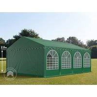 TOOLPORT 5x8m Partyzelt, PVC-Plane, dunkelgrün, mit Bodenrahmen – (5097) TOOLPORT 5x8m Partyzelt, PVC-Plane, dunkelgrün, mit Bodenrahmen – (5097)