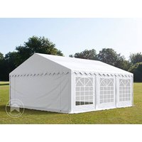 TOOLPORT 5x6m Partyzelt, PVC-Plane, weiß – (6073) TOOLPORT 5x6m Partyzelt, PVC-Plane, weiß – (6073)