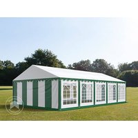 TOOLPORT 5x10m Partyzelt, PVC-Plane, grün-weiß – (6116) TOOLPORT 5x10m Partyzelt, PVC-Plane, grün-weiß – (6116)