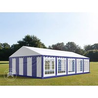 TOOLPORT 5x10m Partyzelt, PVC-Plane, blau-weiß – (6168) TOOLPORT 5x10m Partyzelt, PVC-Plane, blau-weiß – (6168)