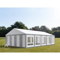 TOOLPORT 5x10m Partyzelt, PVC-Plane, grau-weiß – (6173) TOOLPORT 5x10m Partyzelt, PVC-Plane, grau-weiß – (6173)