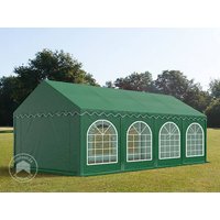 TOOLPORT 4x8m Partyzelt, PVC-Plane, dunkelgrün, mit Bodenrahmen – (7202) TOOLPORT 4x8m Partyzelt, PVC-Plane, dunkelgrün, mit Bodenrahmen – (7202)