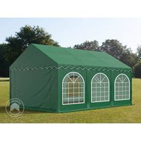TOOLPORT 4x6m Partyzelt, PVC-Plane, dunkelgrün, mit Bodenrahmen – (7212) TOOLPORT 4x6m Partyzelt, PVC-Plane, dunkelgrün, mit Bodenrahmen – (7212)