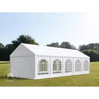 TOOLPORT 3x10m Partyzelt, PVC-Plane, weiß, mit Bodenrahmen – (7268) TOOLPORT 3x10m Partyzelt, PVC-Plane, weiß, mit Bodenrahmen – (7268)