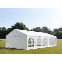 TOOLPORT 6x10m Partyzelt, PVC-Plane, weiß, mit Bodenrahmen – (7304) TOOLPORT 6x10m Partyzelt, PVC-Plane, weiß, mit Bodenrahmen – (7304)