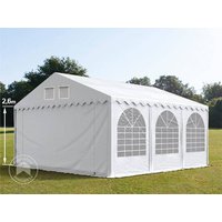 TOOLPORT 5x6m Partyzelt, PVC-Plane, weiß, mit Bodenrahmen – (7676BL) TOOLPORT 5x6m Partyzelt, PVC-Plane, weiß, mit Bodenrahmen – (7676BL)