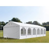 TOOLPORT 5x12m Partyzelt, PVC-Plane, weiß, mit Bodenrahmen – (7680BL) TOOLPORT 5x12m Partyzelt, PVC-Plane, weiß, mit Bodenrahmen – (7680BL)