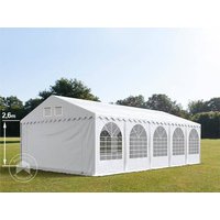 TOOLPORT 5x10m Partyzelt, PVC-Plane, weiß, mit Bodenrahmen – (8531BL) TOOLPORT 5x10m Partyzelt, PVC-Plane, weiß, mit Bodenrahmen – (8531BL)