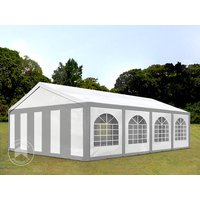 TOOLPORT 5x8m Partyzelt, PE-Plane, grau-weiß – (91123) TOOLPORT 5x8m Partyzelt, PE-Plane, grau-weiß – (91123)