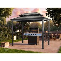 TOOLPORT 2,75×1,8 m Grillpavillon mit Stahldach – (300218) TOOLPORT 2,75×1,8 m Grillpavillon mit Stahldach – (300218)