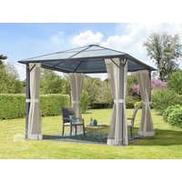 TOOLPORT 3x3m Hardtop Gartenpavillon, inkl. 4 Seitenteile, Cream – (300215) TOOLPORT 3x3m Hardtop Gartenpavillon, inkl. 4 Seitenteile, Cream – (300215)