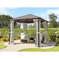 TOOLPORT 3×3 m Hardtop-Gartenpavillon, inkl. 4 Seitenteile, Cream – (300220) TOOLPORT 3×3 m Hardtop-Gartenpavillon, inkl. 4 Seitenteile, Cream – (300220)