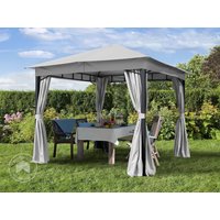 TOOLPORT 3×3 m Softtop Gartenpavillon, inkl. 4 Seitenteile, stone – (300040) TOOLPORT 3×3 m Softtop Gartenpavillon, inkl. 4 Seitenteile, stone – (300040)