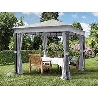 TOOLPORT 3×3 m Softtop Gartenpavillon, inkl. 4 Seitenteile, stone – (300044) TOOLPORT 3×3 m Softtop Gartenpavillon, inkl. 4 Seitenteile, stone – (300044)