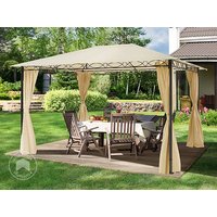 TOOLPORT 3×4 m Softtop Gartenpavillon, inkl. 4 Seitenteile, champagnerfarben – (300110) TOOLPORT 3×4 m Softtop Gartenpavillon, inkl. 4 Seitenteile, champagnerfarben – (300110)
