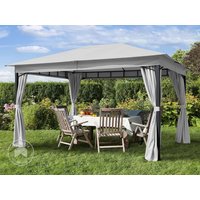 TOOLPORT 3×4 m Softtop Gartenpavillon, inkl. 4 Seitenteile, stone – (300042) TOOLPORT 3×4 m Softtop Gartenpavillon, inkl. 4 Seitenteile, stone – (300042)