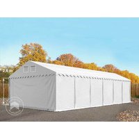 TOOLPORT 5×12 m Lagerzelt, PVC-Plane, weiß, mit Bodenrahmen, ohne Statik – (7681BL) TOOLPORT 5×12 m Lagerzelt, PVC-Plane, weiß, mit Bodenrahmen, ohne Statik – (7681BL)
