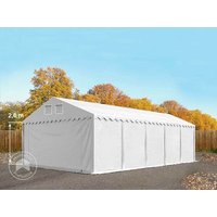 TOOLPORT 6×10 m Lagerzelt, PVC-Plane, weiß, mit Bodenrahmen, mit Statik (Erduntergrund) – (57525) TOOLPORT 6×10 m Lagerzelt, PVC-Plane, weiß, mit Bodenrahmen, mit Statik (Erduntergrund) – (57525)