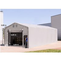 TOOLPORT 6x12m Zelthalle, PVC-Plane, grau, ohne Statik – (79912) TOOLPORT 6x12m Zelthalle, PVC-Plane, grau, ohne Statik – (79912)