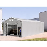 TOOLPORT 6x12m Zelthalle, PVC-Plane, grau, mit Statik (Betonuntergrund) – (94126) TOOLPORT 6x12m Zelthalle, PVC-Plane, grau, mit Statik (Betonuntergrund) – (94126)