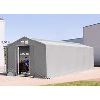 TOOLPORT 6x12m Zelthalle, PVC-Plane, grau, ohne Statik – (79916) TOOLPORT 6x12m Zelthalle, PVC-Plane, grau, ohne Statik – (79916)